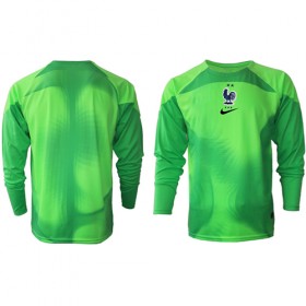 Camisetas Francia Segunda Portero Copa Mundial 2022 Manga Larga - Hombre